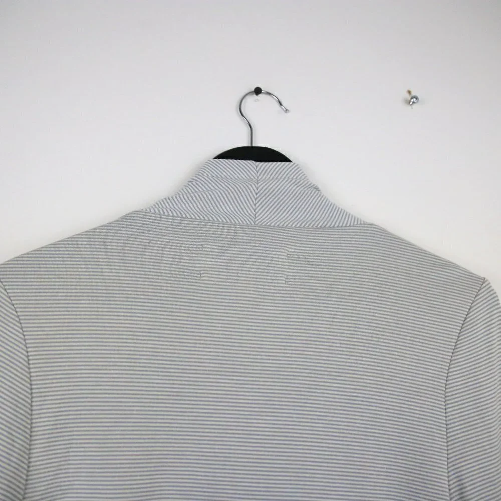 CUPCAKES AND CASHMERE Striped Drapery Open Front Cardigan - Picture 4 of 5